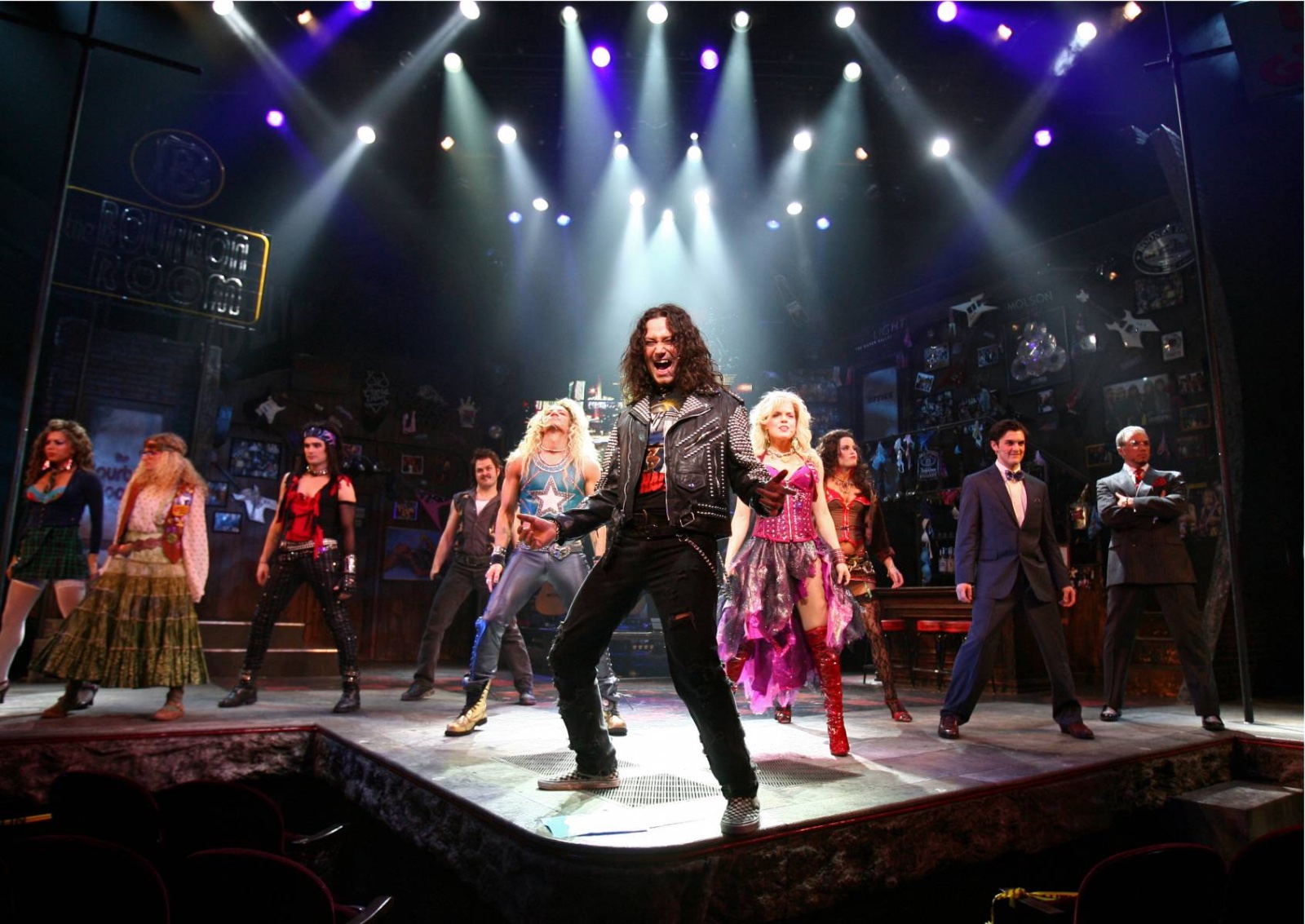 Rock of Ages lighting design by Jason Lyons, Brooks Atkinson Theater