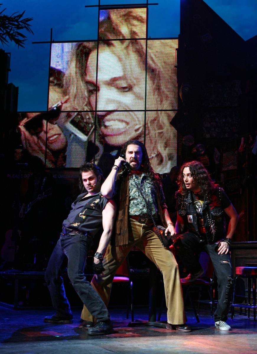 Rock of Ages lighting design by Jason Lyons, Brooks Atkinson Theater