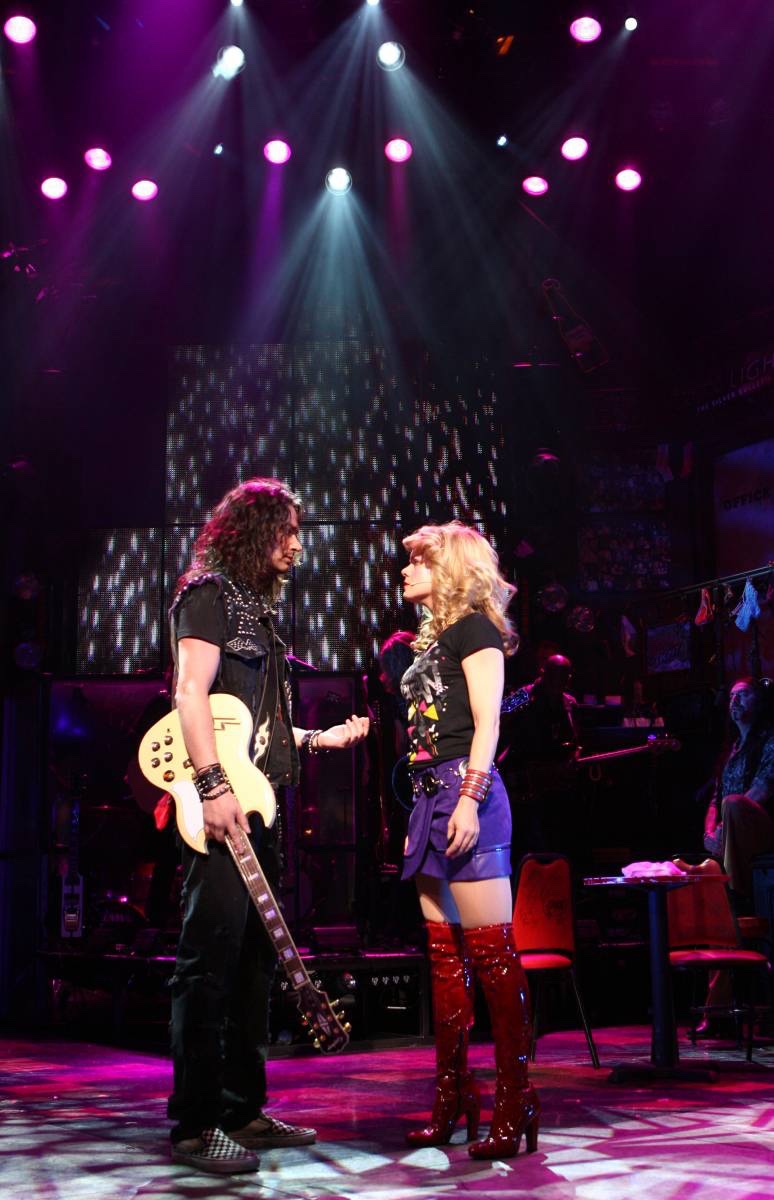 Rock of Ages lighting design by Jason Lyons, Brooks Atkinson Theater