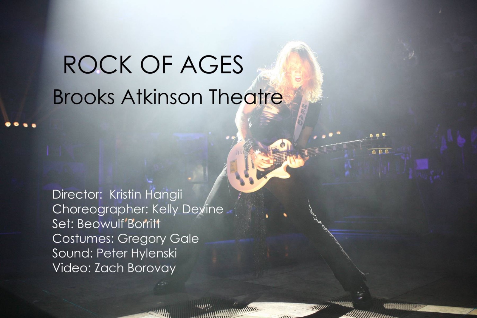 Rock of Ages lighting design by Jason Lyons, Brooks Atkinson Theater