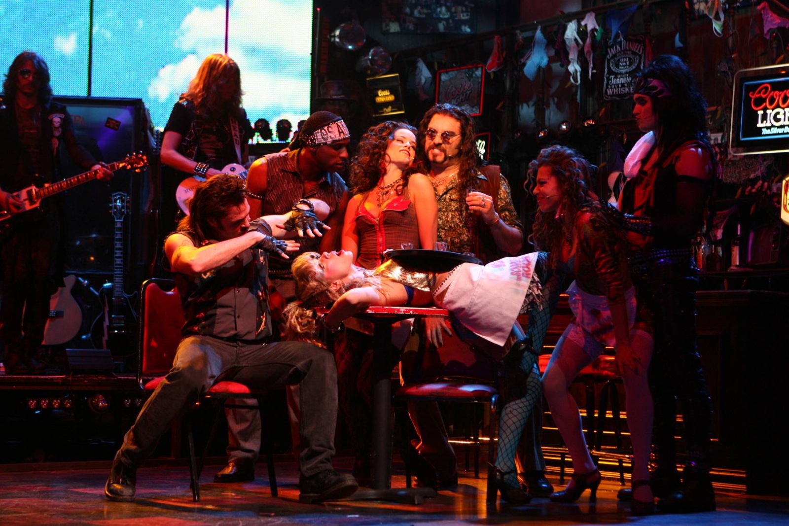 Rock of Ages lighting design by Jason Lyons, Brooks Atkinson Theater
