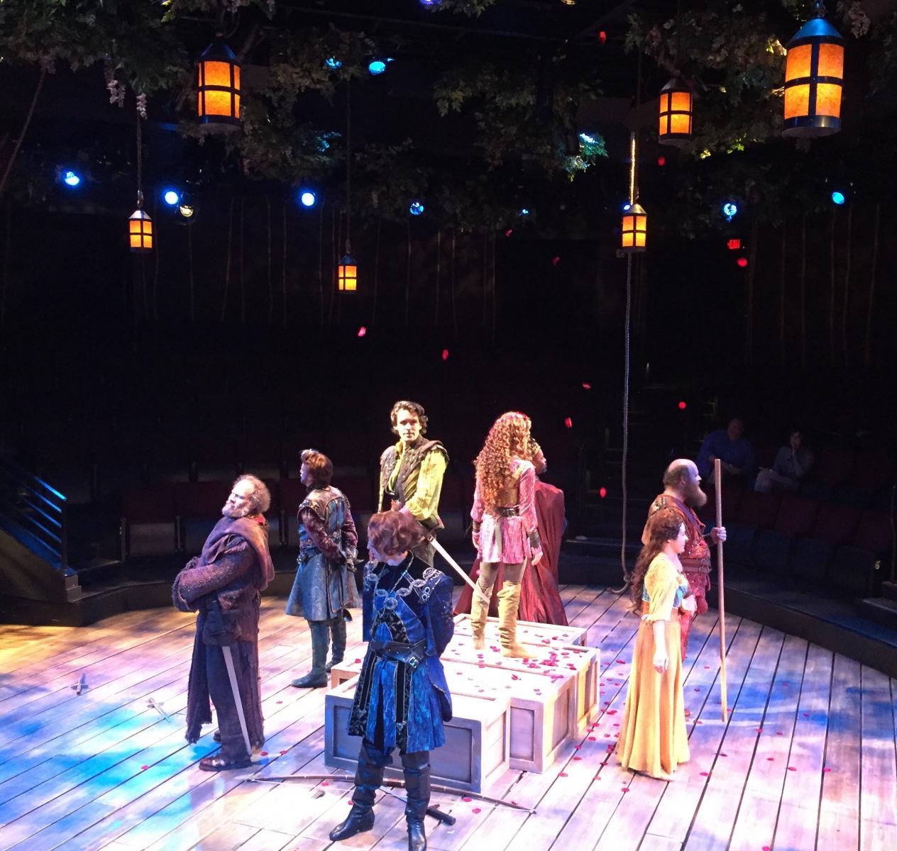 Robin Hood lighting design by Jason Lyons, The Old Globe