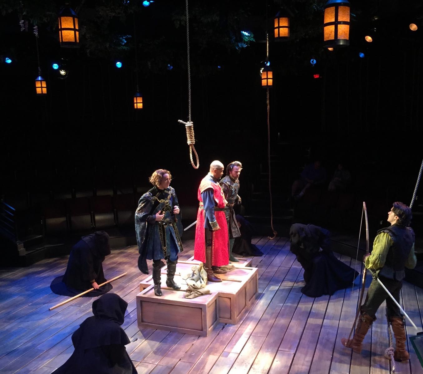 Robin Hood lighting design by Jason Lyons, The Old Globe