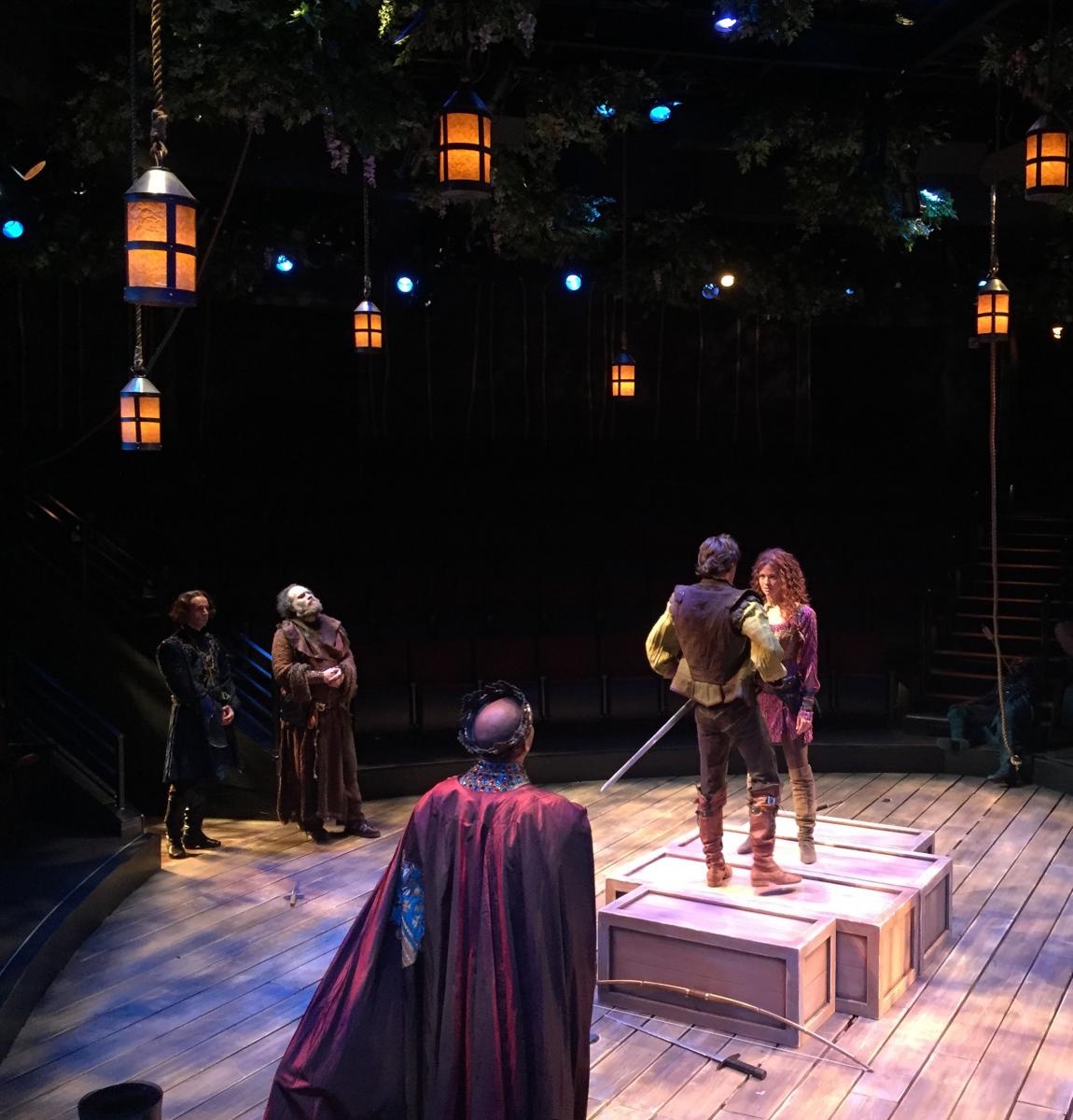 Robin Hood lighting design by Jason Lyons, The Old Globe