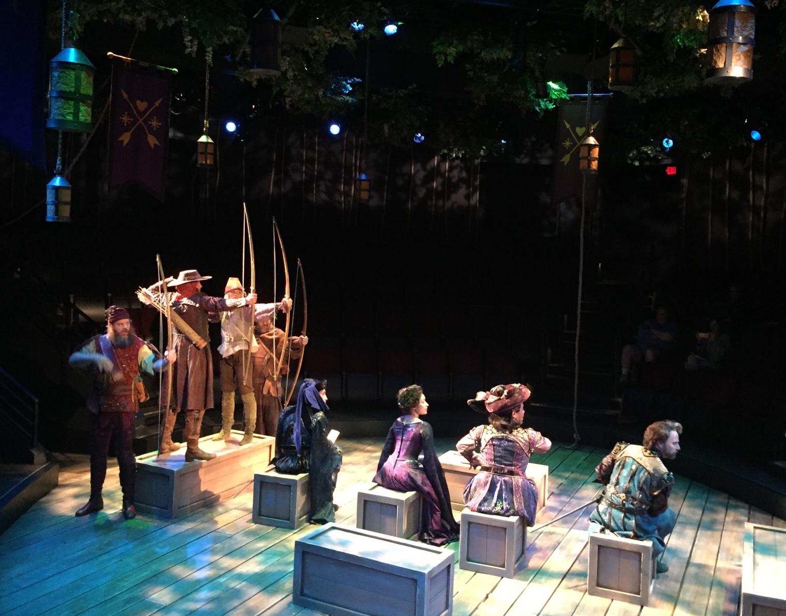 Robin Hood lighting design by Jason Lyons, The Old Globe