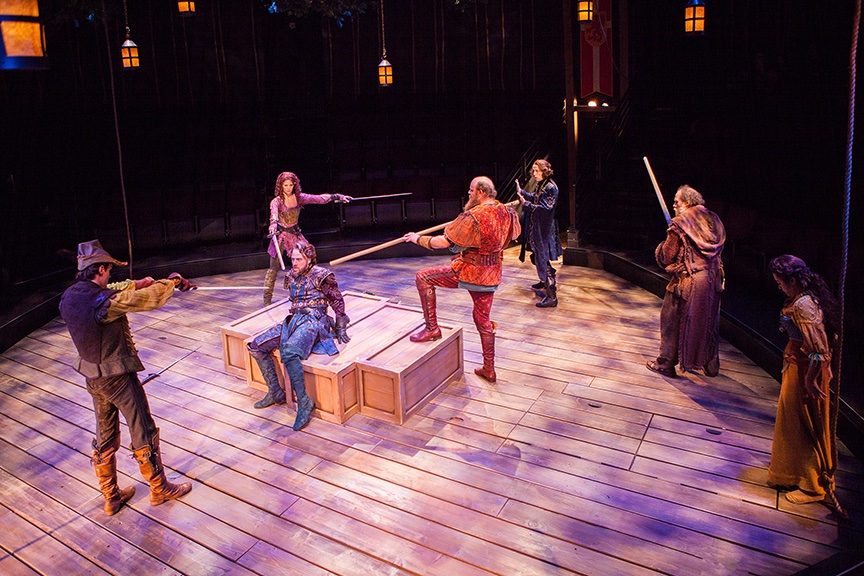 Robin Hood lighting design by Jason Lyons, The Old Globe