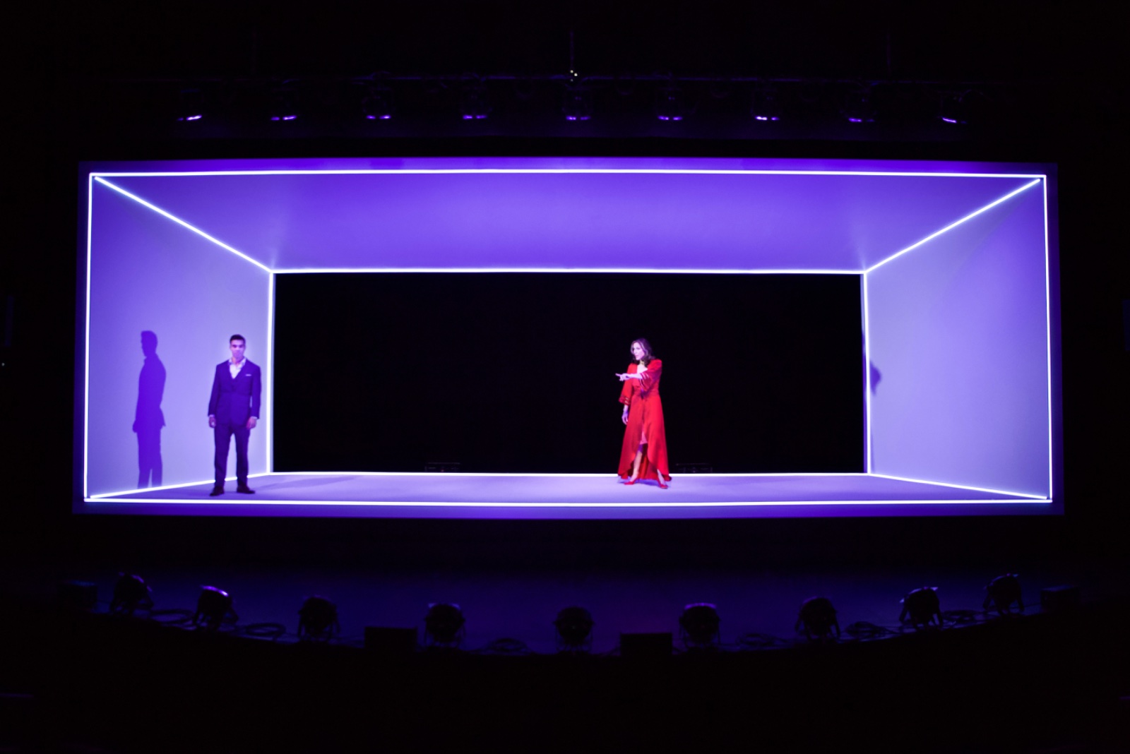 Baipas lighting design by Jason Lyons, George Street Playhouse
