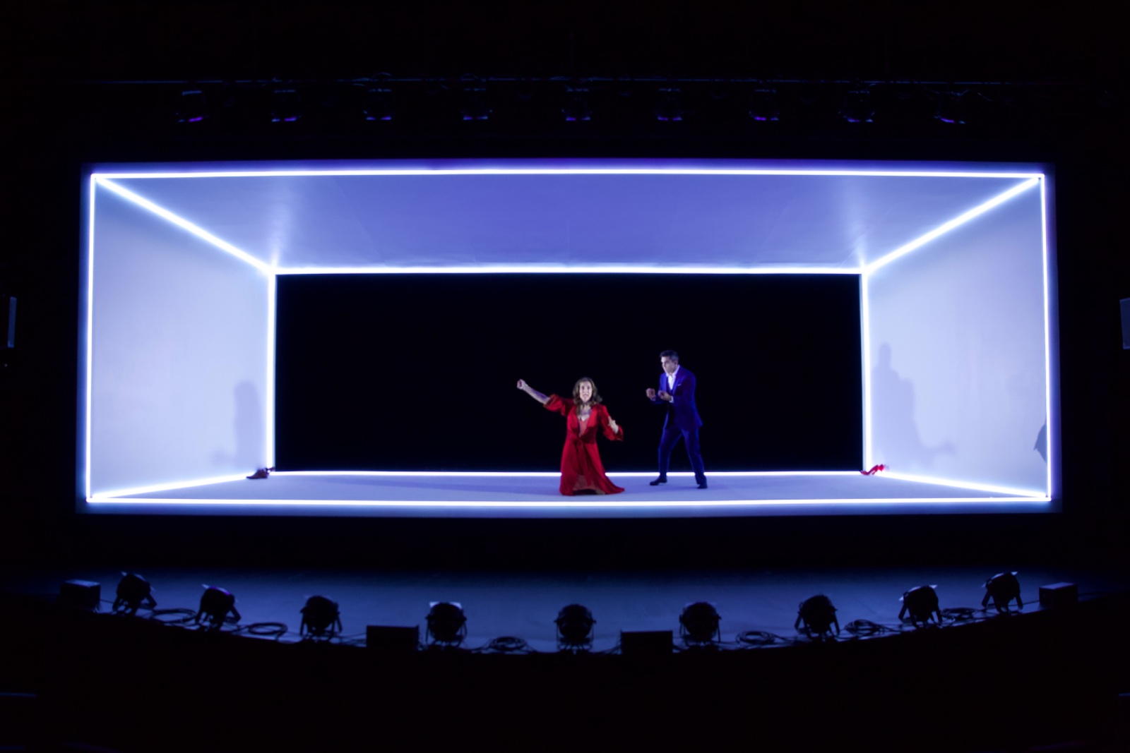 Baipas lighting design by Jason Lyons, George Street Playhouse