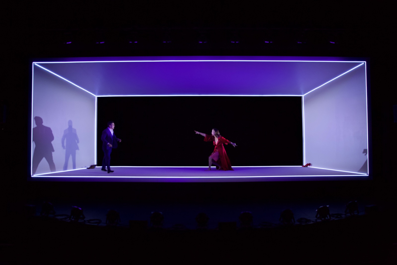 Baipas lighting design by Jason Lyons, George Street Playhouse