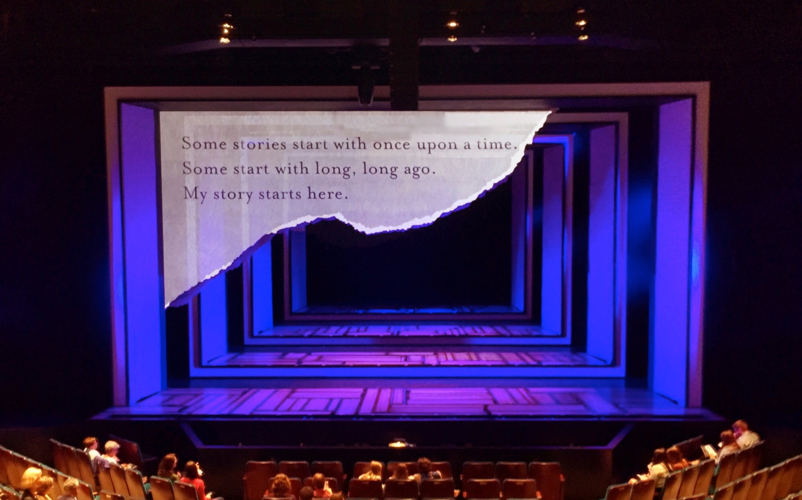 Between The Lines lighting design by Jason Lyons, KC Rep