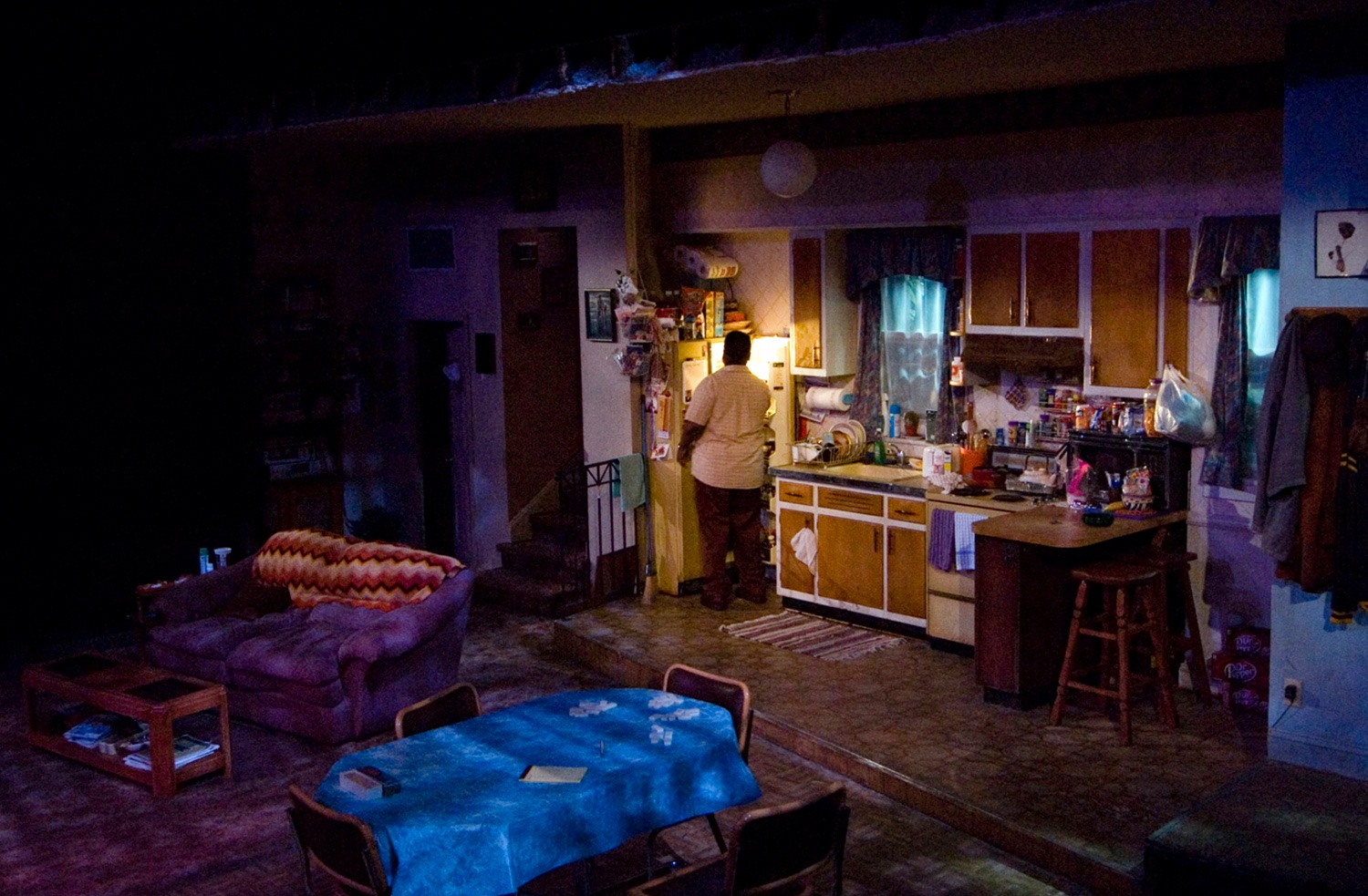 Brokeology lighting design by Jason Lyons, Lincoln Center Theater