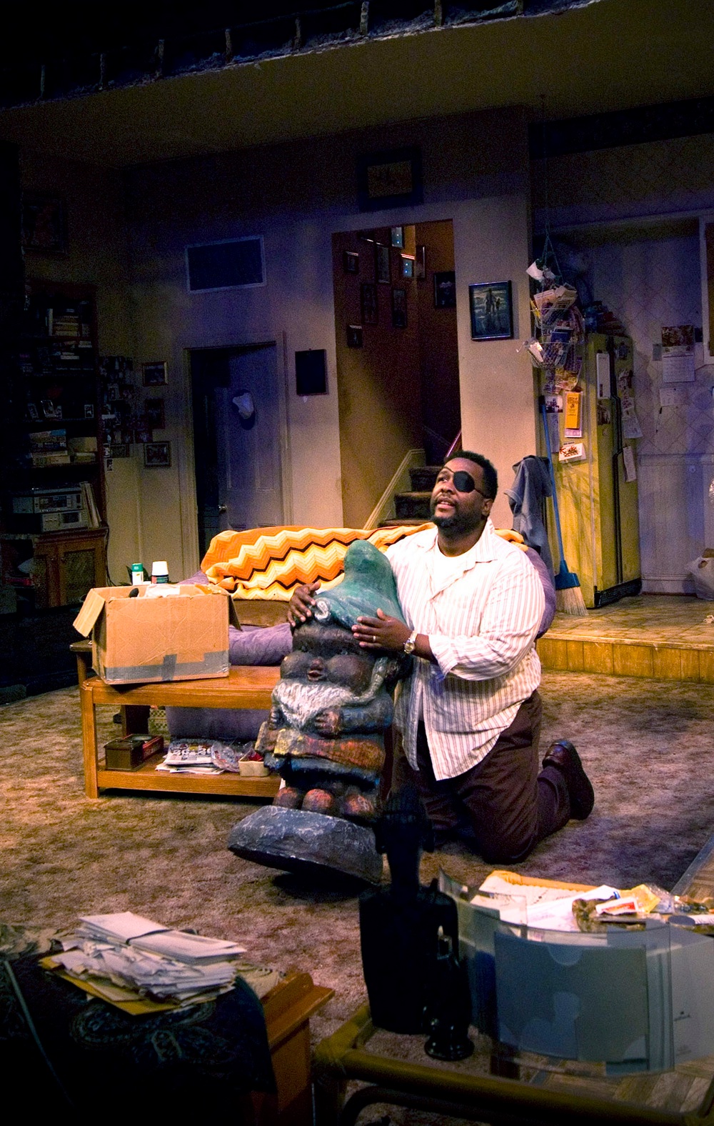 Brokeology lighting design by Jason Lyons, Lincoln Center Theater