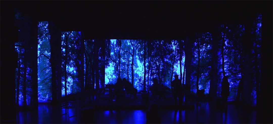 Barbecue lighting design by Jason Lyons, The Public Theater