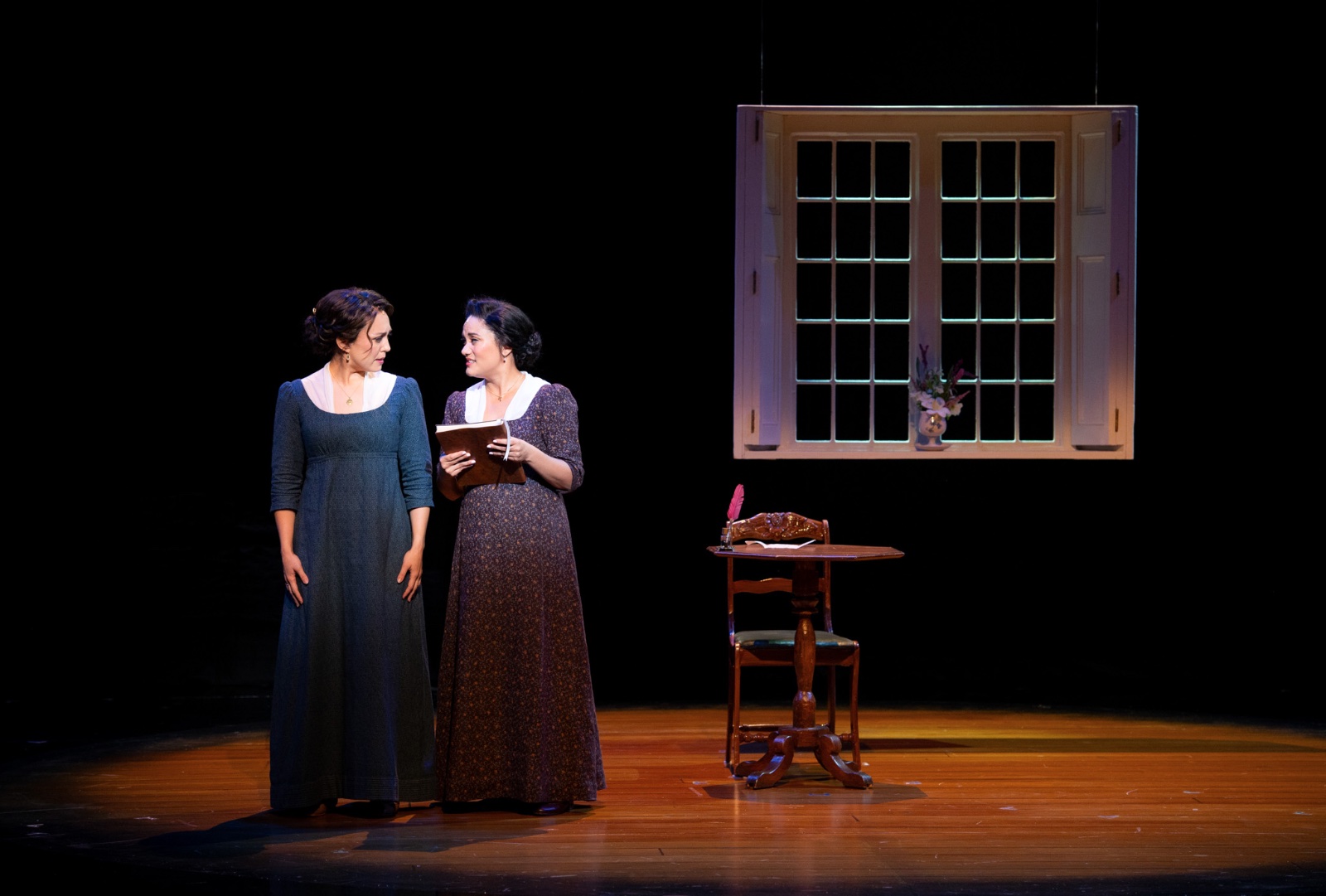Austen's Pride lighting design by Jason Lyons, National Tour