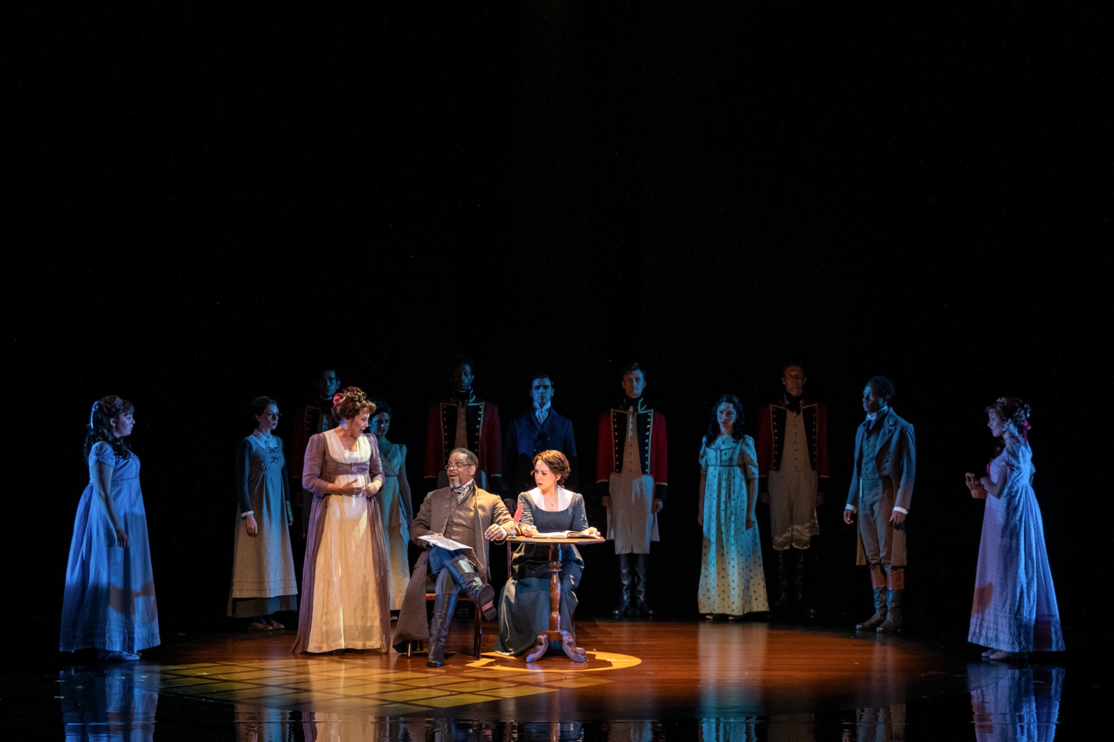 Austen's Pride lighting design by Jason Lyons, National Tour