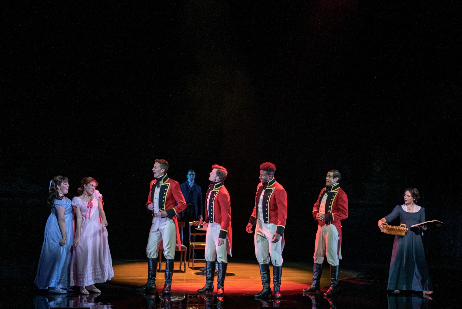 Austen's Pride lighting design by Jason Lyons, National Tour