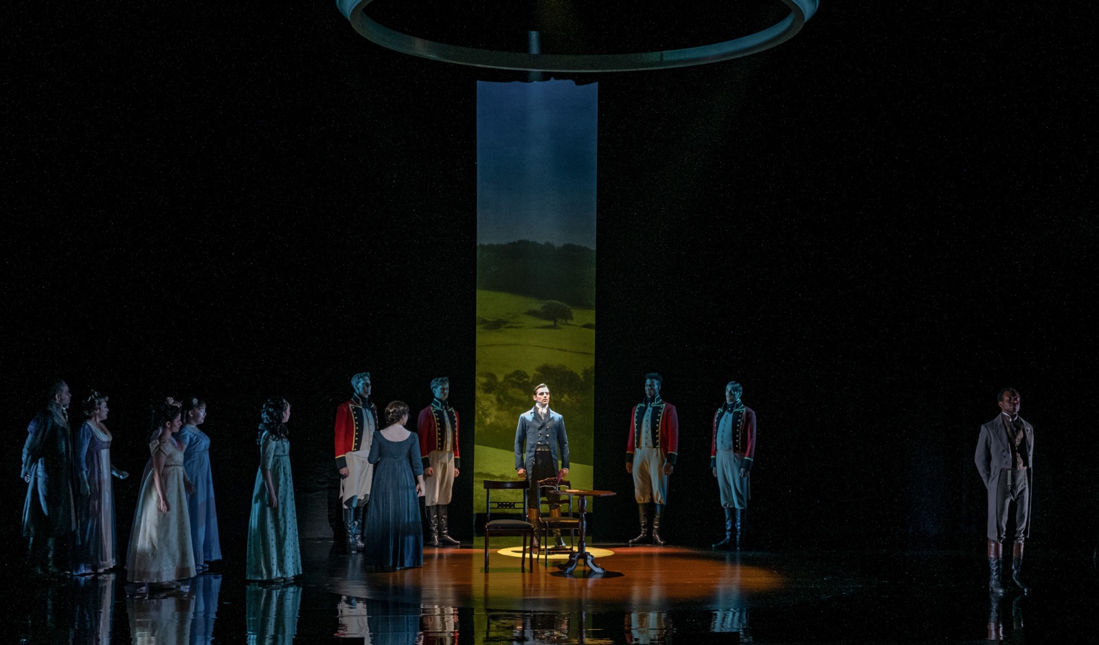 Austen's Pride lighting design by Jason Lyons, National Tour