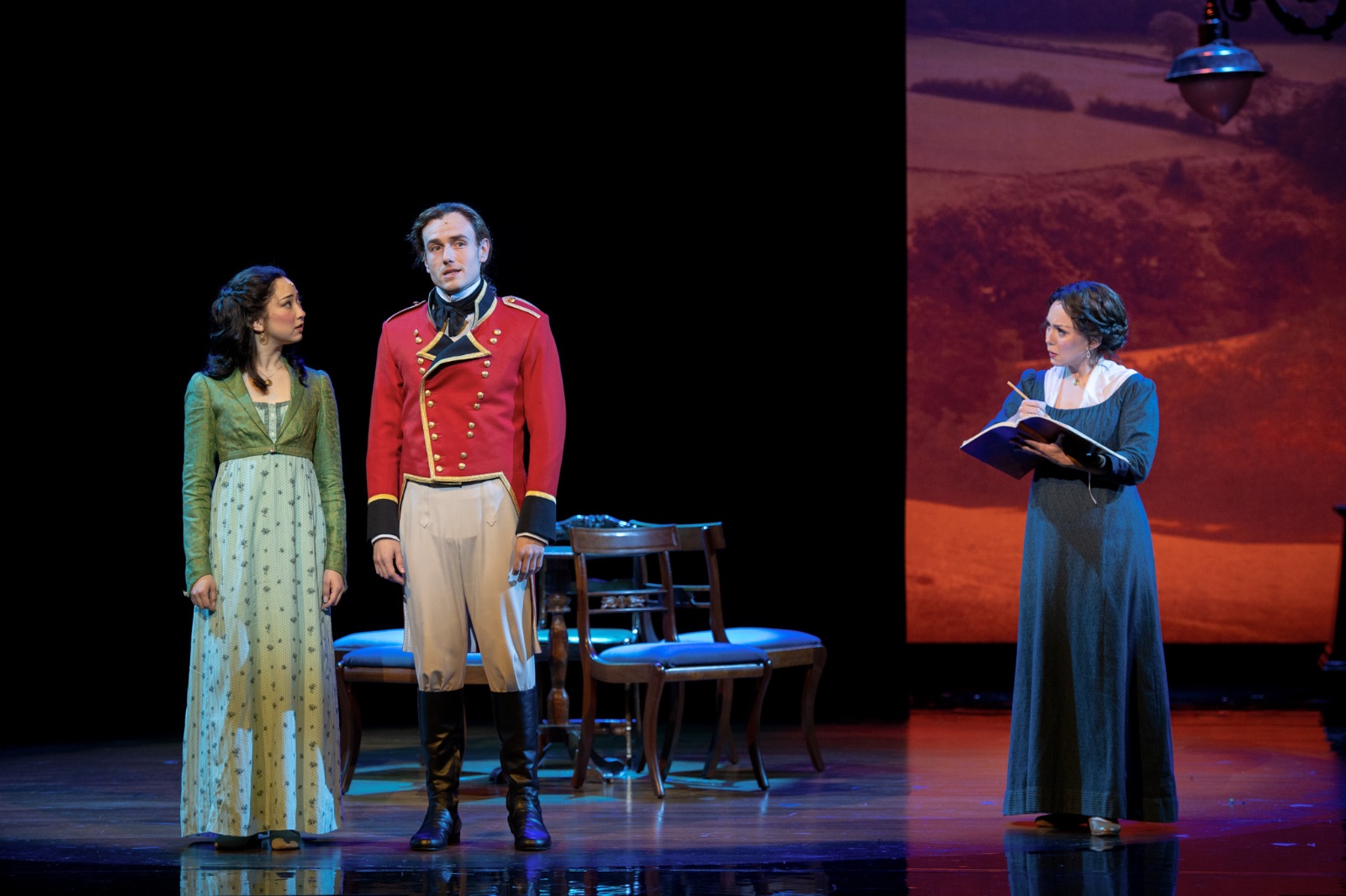 Austen's Pride lighting design by Jason Lyons, National Tour