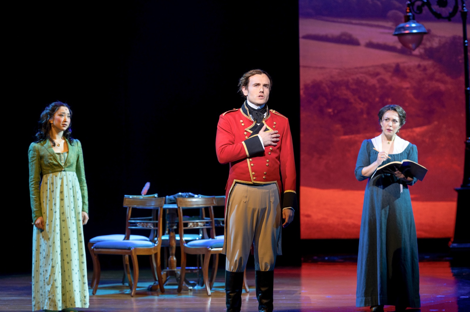 Austen's Pride lighting design by Jason Lyons, National Tour