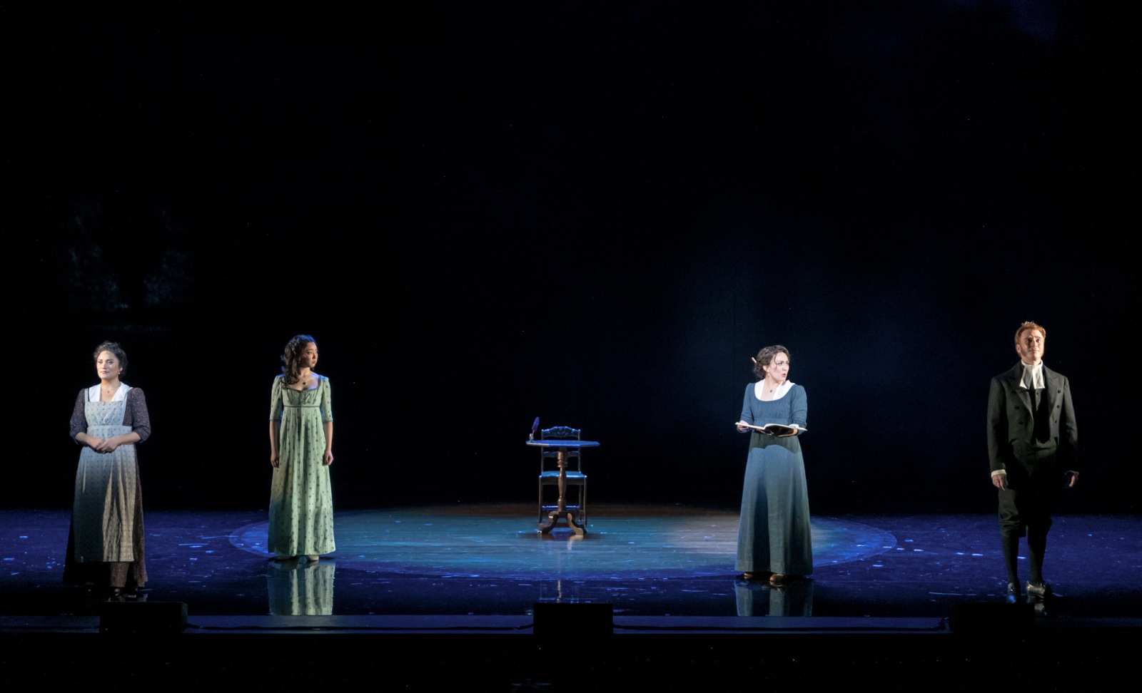 Austen's Pride lighting design by Jason Lyons, National Tour