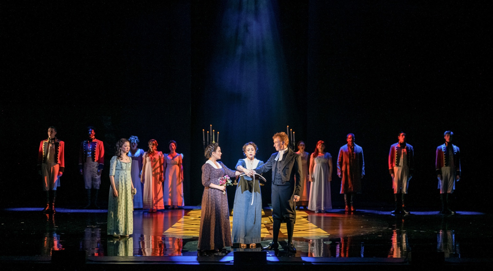Austen's Pride lighting design by Jason Lyons, National Tour