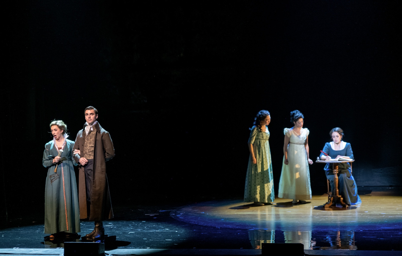 Austen's Pride lighting design by Jason Lyons, National Tour