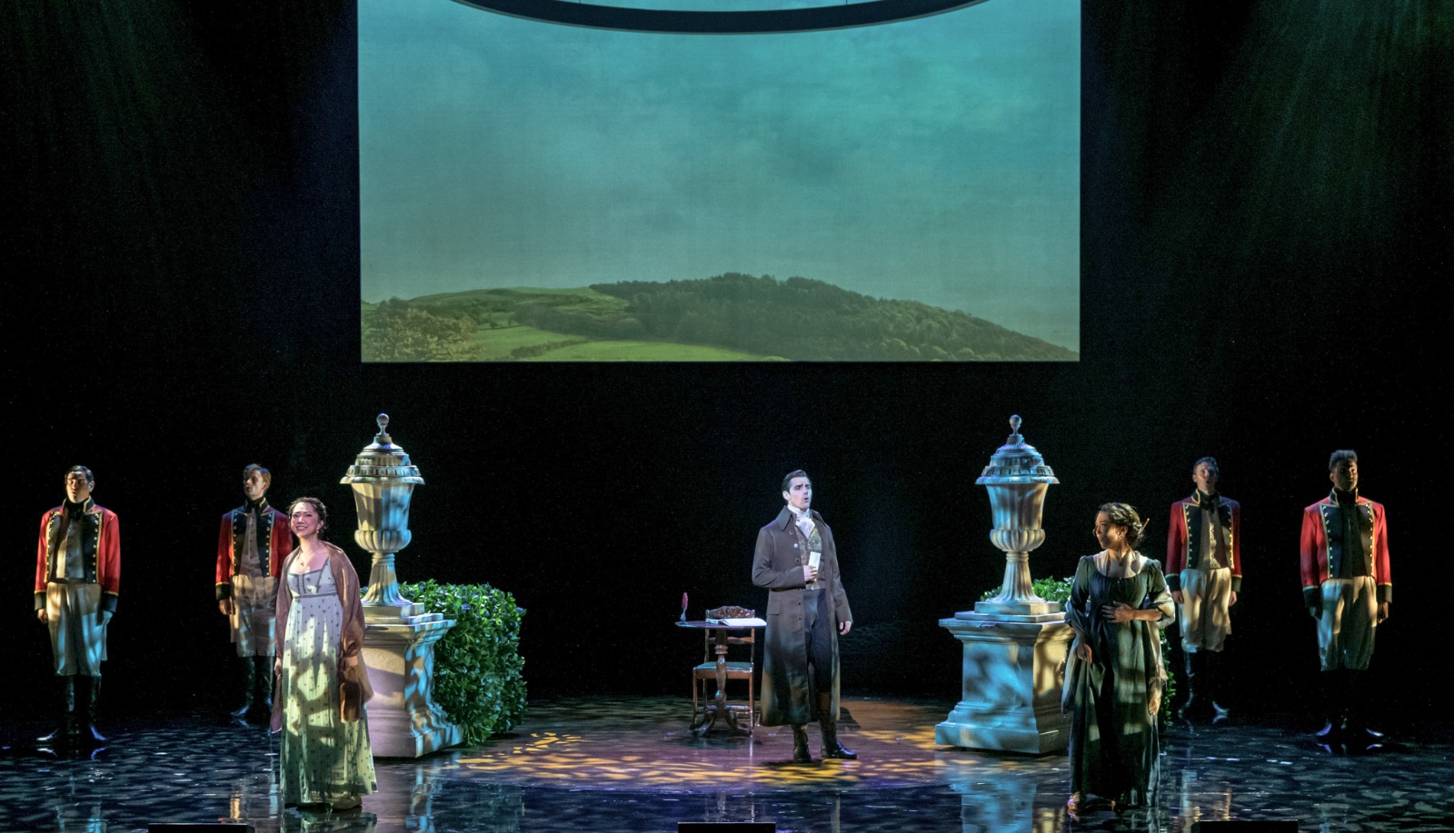 Austen's Pride lighting design by Jason Lyons, National Tour