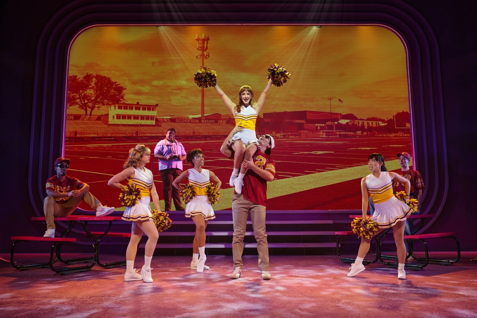 Romy & Michelle ... lighting design by Jason Lyons, Stage 42