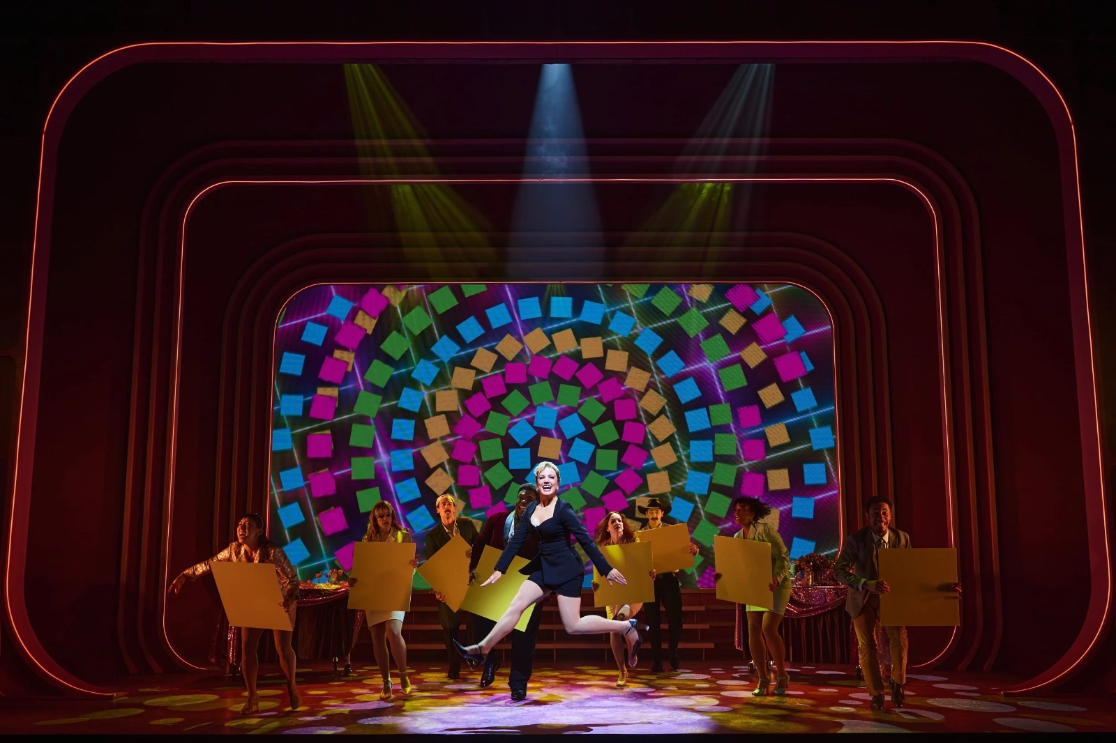 Romy & Michelle ... lighting design by Jason Lyons, Stage 42