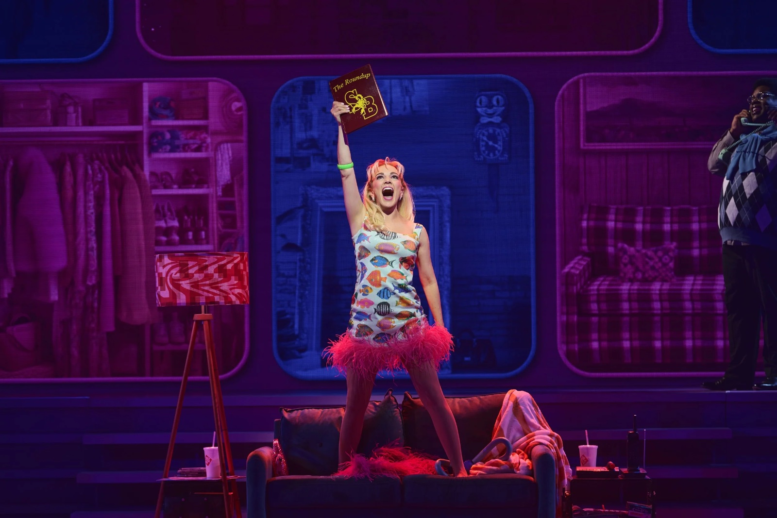 Romy & Michelle ... lighting design by Jason Lyons, Stage 42