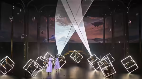 Tesseract: The Geometry of Truth lighting design by Jason Lyons, Mumbai, India