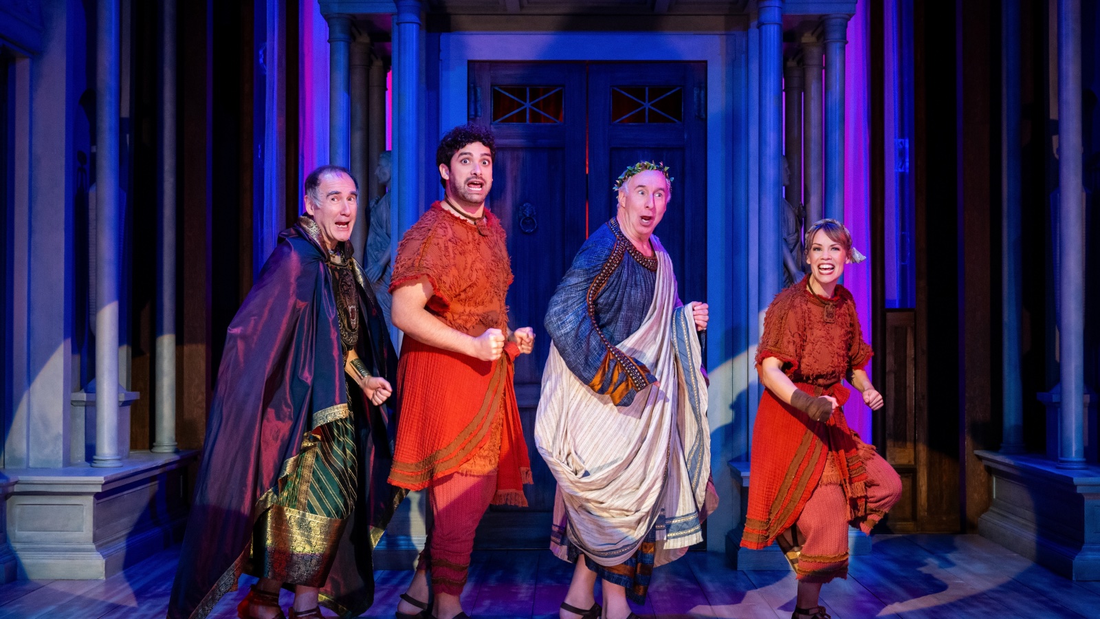 A Funny Thing Happened... lighting design by Jason Lyons, Signature