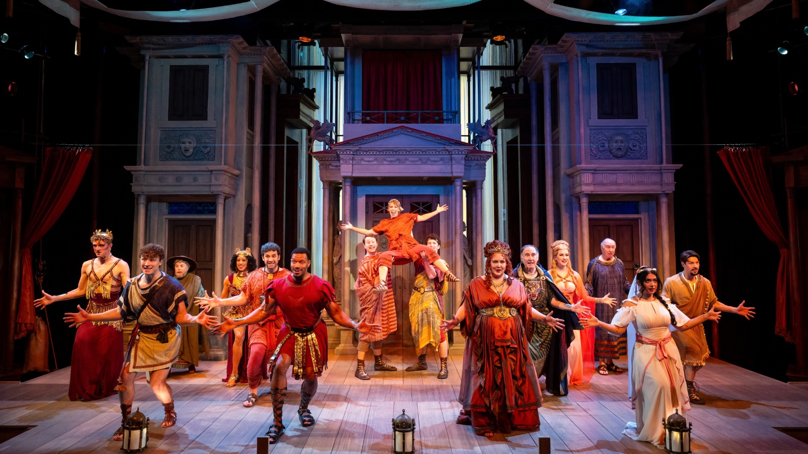 A Funny Thing Happened... lighting design by Jason Lyons, Signature