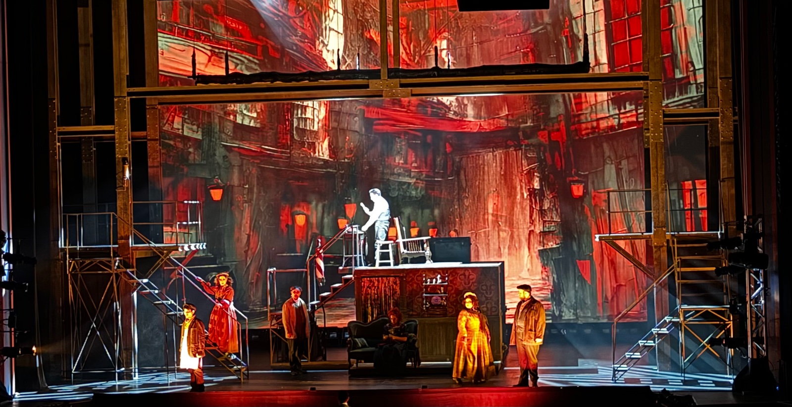 Sweeny Todd lighting design by Jason Lyons, Theater Under the Stars