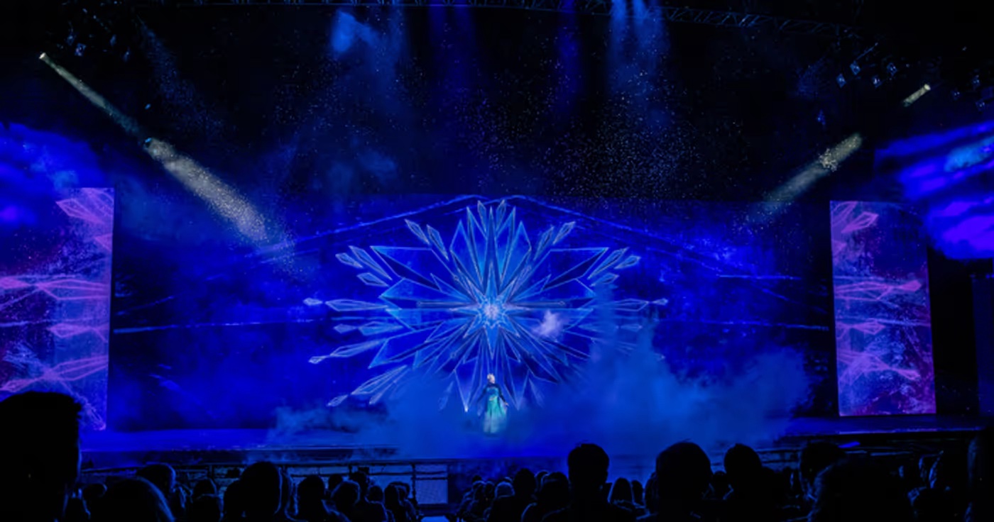 Frozen lighting design by Jason Lyons, The Muny