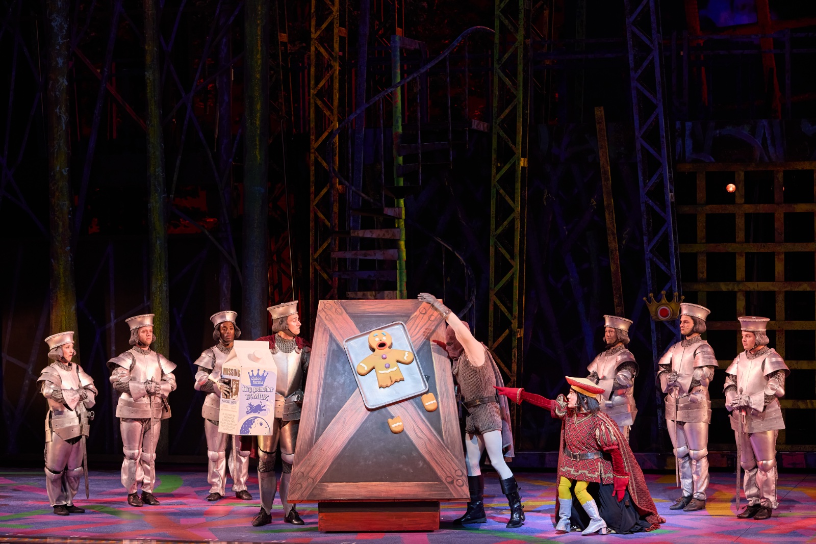 Shrek lighting design by Jason Lyons, The Muny